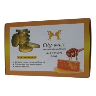 وکس موبر سیتی وکس مدل عسل وزن 500 گرم بسته 24 عددی 101630292